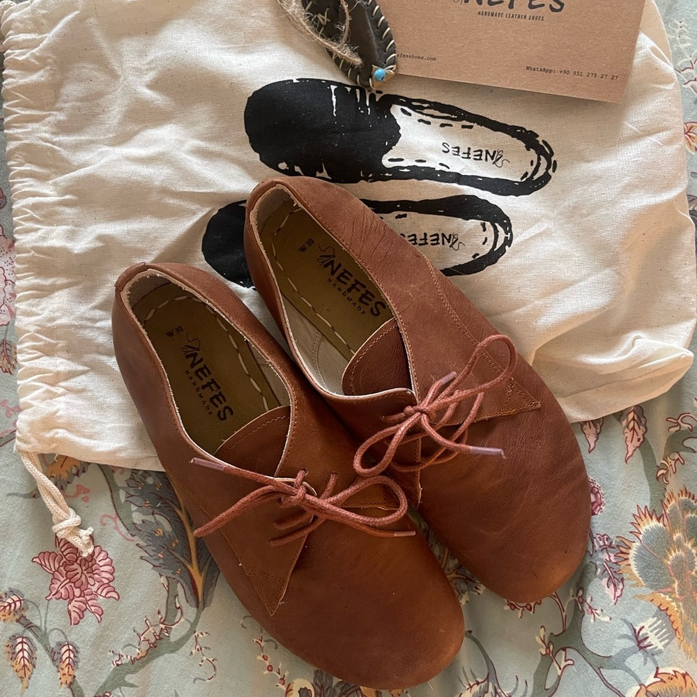 Women's Brown Leather Shoes